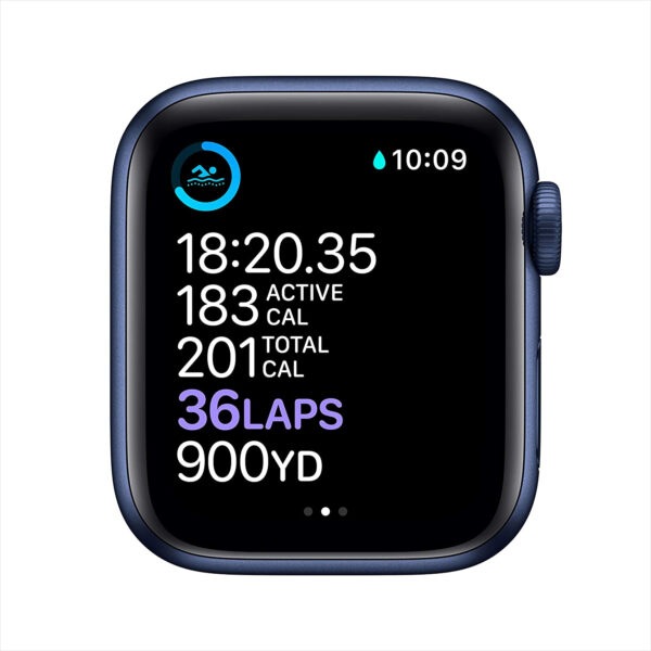 خرید و قیمت | ساعت هوشمند اپل واچ سری 6 مدل 40mm Aluminum Case with  Sport silicone Band
