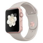 خرید و قیمت | ساعت هوشمند اپل واچ مدل 42mm Rose Gold Aluminum Case with Stone Sport Band