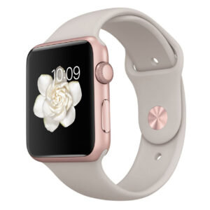 خرید و قیمت | ساعت هوشمند اپل واچ مدل 42mm Rose Gold Aluminum Case with Stone Sport Band