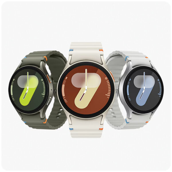 خرید و قیمت | ساعت هوشمند سامسونگ مدل Galaxy Watch 7 44mm دارای قابلیت های کنترل موسیقی (Music Player) بند پلاستیک