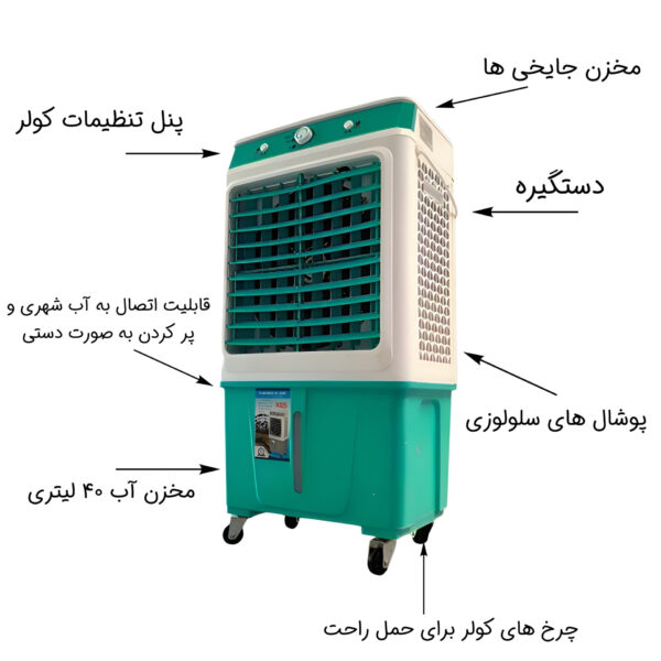 کولر آبی سلولزی 2800 مدل AC-2800