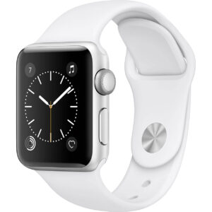 خرید و قیمت | ساعت هوشمند اپل واچ 2 مدل 38mm Silver Aluminum Case with White Sport Silicon Band