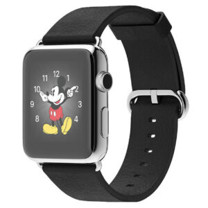 خرید و قیمت | ساعت هوشمند اپل واچ مدل 38mm Stainless Steel Case with Black Classic Buckle