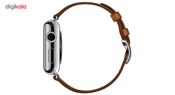 خرید و قیمت | ساعت هوشمند اپل واچ سری 2 مدلHermes  38mm Stainless Steel Case with Fauve Barenia Leather Double Buckle Cuff