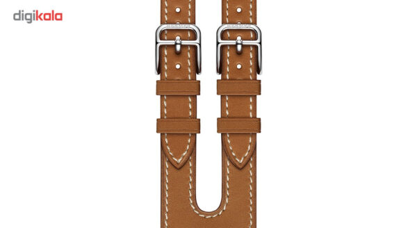 خرید و قیمت | ساعت هوشمند اپل واچ سری 2 مدلHermes  38mm Stainless Steel Case with Fauve Barenia Leather Double Buckle Cuff