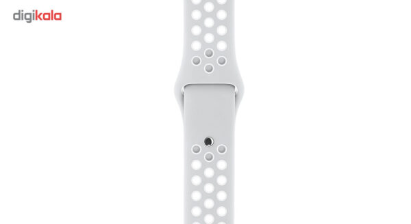 خرید و قیمت | ساعت هوشمند اپل واچ سری 2 مدل   38mm  Nike Plus  Silver Aluminum Case with Pure Platinum/White Nike Sport Silicon Band