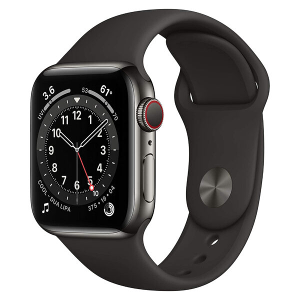 خرید و قیمت | ساعت هوشمند اپل واچ سری 6 مدل 40mm Aluminum Case with  Sport silicone Band