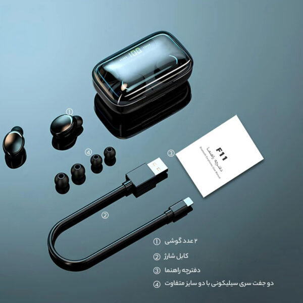 خرید و قیمت | هدفون بی سیم تک پلاس مدل F11