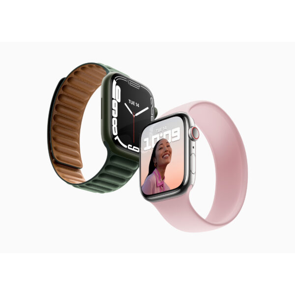 خرید و قیمت | ساعت هوشمند اپل واچ سری 7 مدل 41mm Aluminum Case with Sport silicone Band