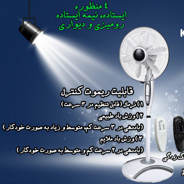 خرید و قیمت پنکه شروین مدل KF-5200