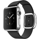 خرید و قیمت | ساعت هوشمند اپل واچ مدل 38mm Stainless Steel Case with Black Modern Buckle