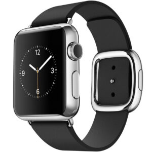 خرید و قیمت | ساعت هوشمند اپل واچ مدل 38mm Stainless Steel Case with Black Modern Buckle