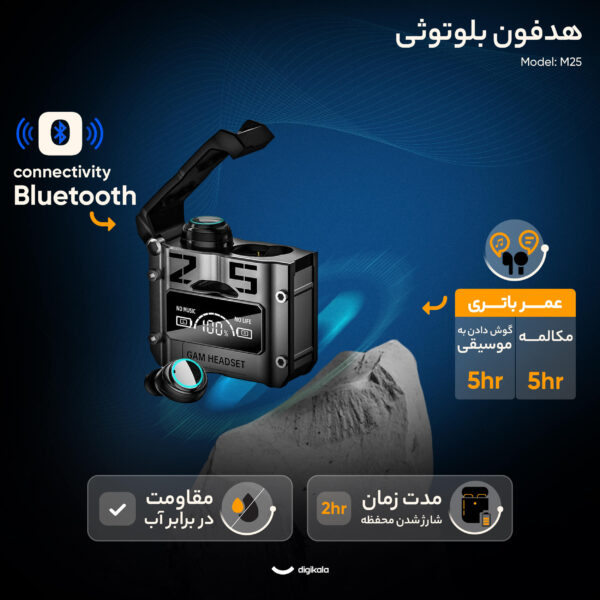 خرید و قیمت | هدفون بلوتوثی دامیکس مدل M25