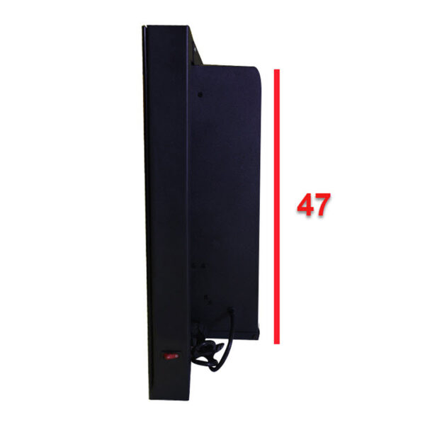 شومینه دیواری برقی شومینه بیستون مدل H.D_140_L2.bs