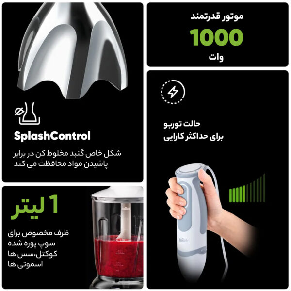 خرید و قیمت | گوشت کوب برقی براون مدل MQ5245