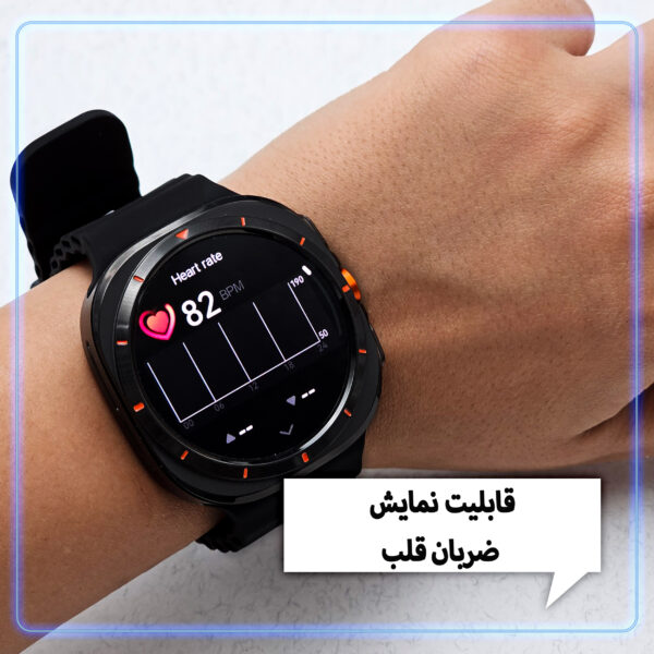 خرید و قیمت | ساعت هوشمند 49 میلی متر وونک مدل S26 Ultra با بند سیلیکونی