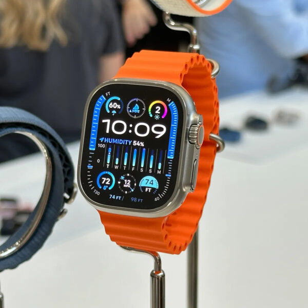 خرید و قیمت | ساعت هوشمند اپل مدل Ultra 2 2024 Titanium Case Ocean Band 49mm