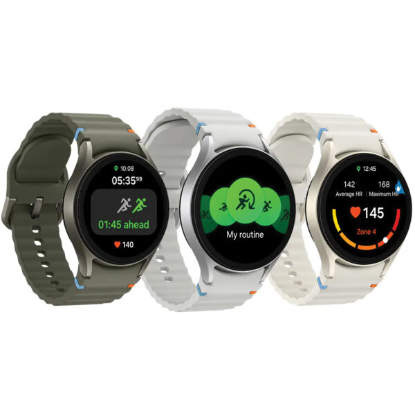 خرید و قیمت | ساعت هوشمند سامسونگ مدل Galaxy Watch 7 44mm دارای قابلیت های کنترل موسیقی (Music Player) بند پلاستیک