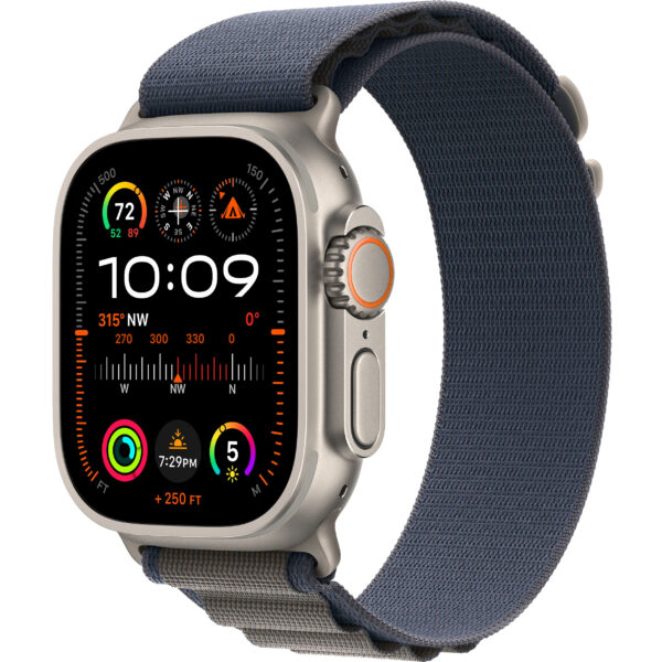 خرید و قیمت | ساعت هوشمند اپل مدل Ultra 2 2024 Titanium Case Alpine Loop 49mm