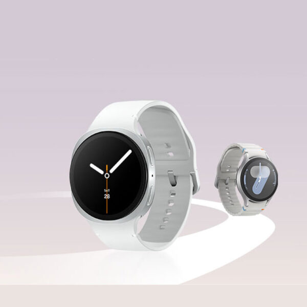 خرید و قیمت | ساعت هوشمند 44 میلی‌متری سامسونگ مدل Galaxy Watch 8 با بند پلاستیکی