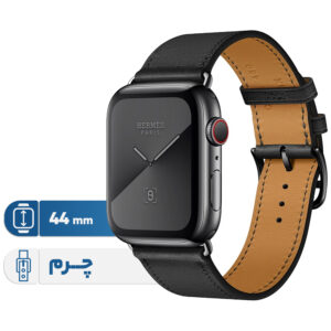 خرید و قیمت | ساعت هوشمند اپل واچ سری 5 مدل 44mm Hermès Space Stainless Steel Case with Single Tour Leather Band