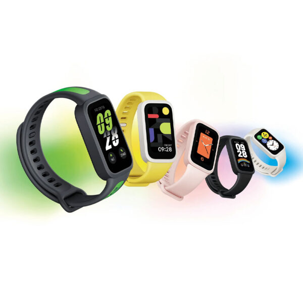 خرید و قیمت | ساعت هوشمند 46 میلی‌متری شیائومی مدل Smart Band 9 Active، کنترل موسیقی، کنترل سطح اکسیژن خون، شمارش ضربان قلب، پایش وضعیت خواب، با بند پلاستیکی