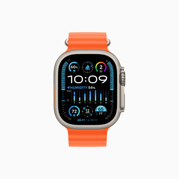 خرید و قیمت | ساعت هوشمند اپل مدل Ultra 2 2024 Titanium Case Ocean Band 49mm