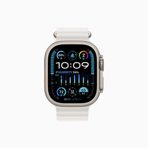 خرید و قیمت | ساعت هوشمند اپل مدل Ultra 2 Titanium Case Ocean Band 49mm