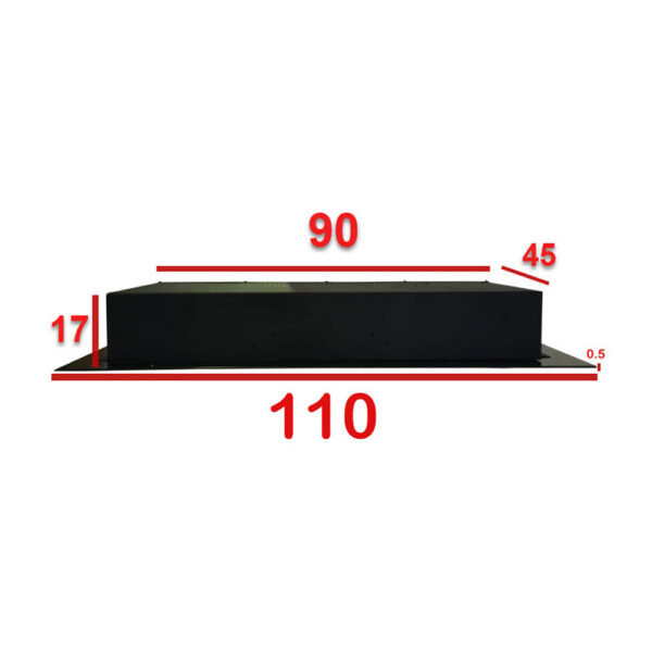 شومینه دیواری برقی شومینه بیستون مدل B.D_110_L4.bs