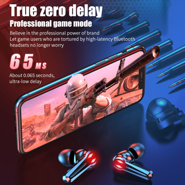 خرید و قیمت | هدفون مخصوص بازی بی سیم مدل M28 TWS Gaming Earbuds Bluetooth V5.1
