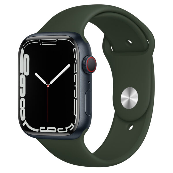 خرید و قیمت | ساعت هوشمند اپل واچ سری 7 مدل 41mm Aluminum Case with Sport silicone Band